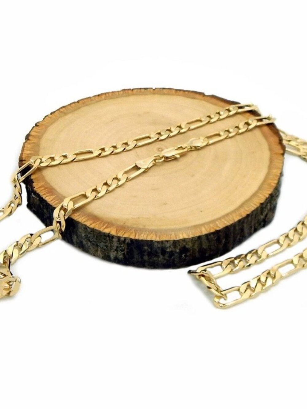 14K Plated Figaro Chain – 24” 5mm